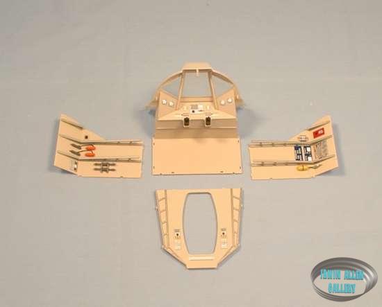 Moebius Space Pod Interior Pieces