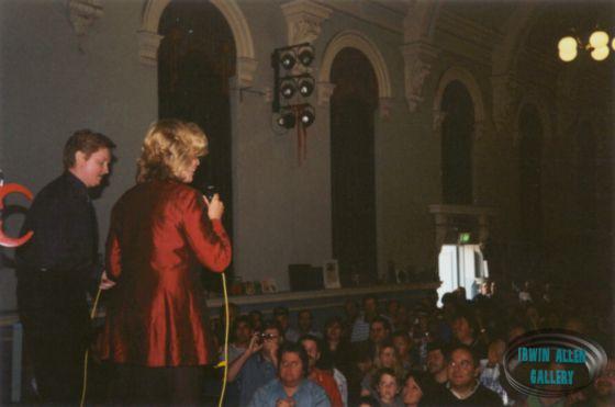 Marta Kristen addresses audience