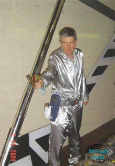 John Reid with his Jupiter 2 Landing Gear Prop