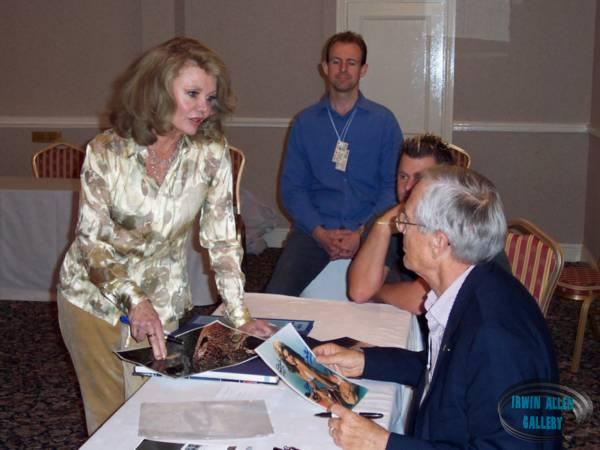 Deanna Lund meets astronaut Charlie Duke