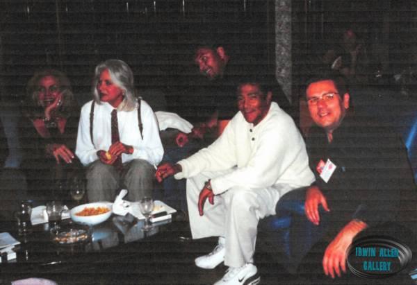 Colin Picknell sitting with the Giants Cast