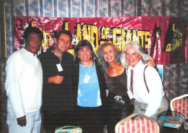 Colin and his wife Elaine with the Giants Cast