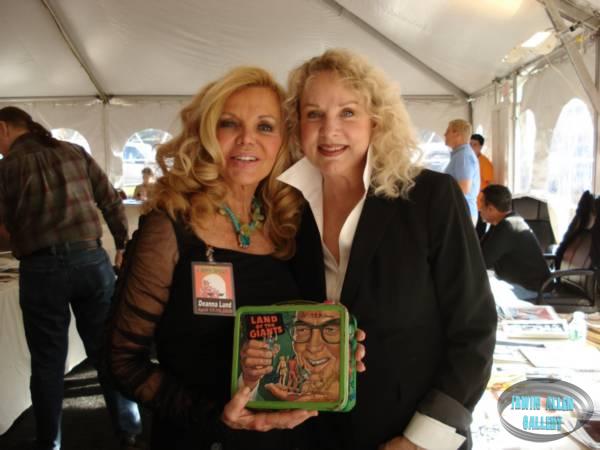 Deanna and Heather with Giants Lunchbox