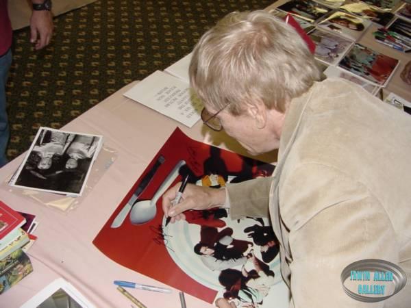 Gary Conway signing Giants Poster