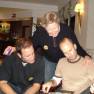 Allan Hunt with his sons Christian and Ashley