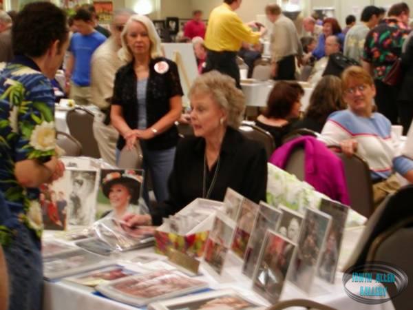 June Lockhart at her table