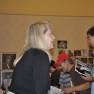 Heather Chatting with a Fan