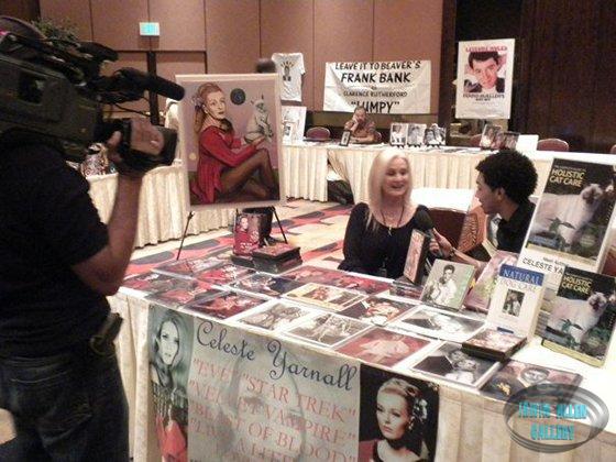 Celeste Yarnall interview with Drew at the Hollywood XPO!