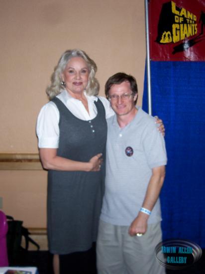 Heather Young and with fan Brad