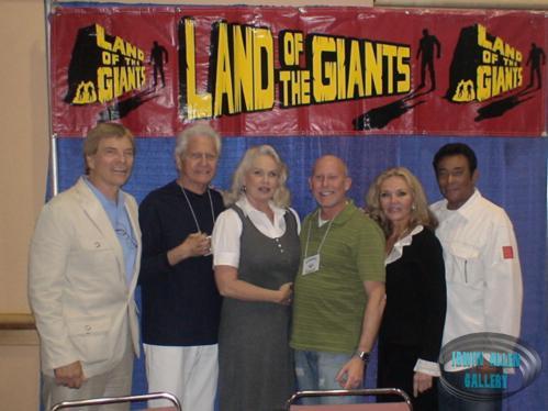 Land of the Giants cast with Simon