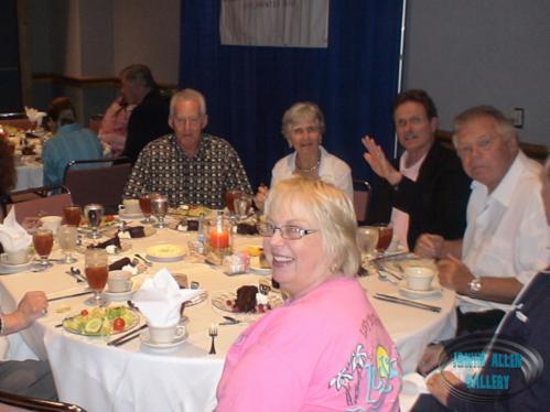 Dinner with Malachi Throne, Barbara Luna, Mark Goddard and Gary Lockwood