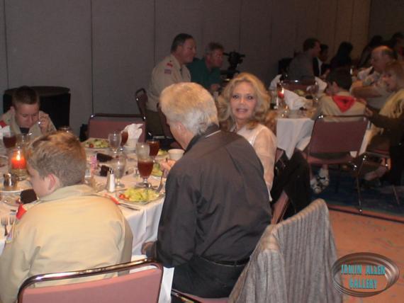 Don Matheson and Deanna Lund at the evening banquet