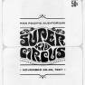 Program for Super Kid Circus