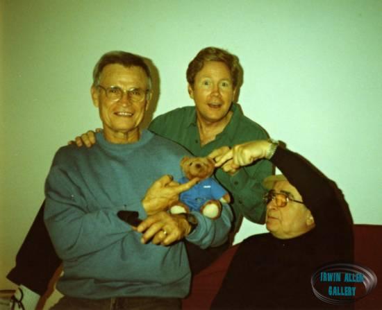 Del Monroe, Allan Hunt and Terry Becker with Riley!