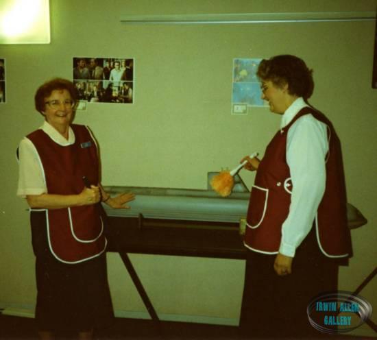 Alwyn and Pauline give the Seaview a spring clean