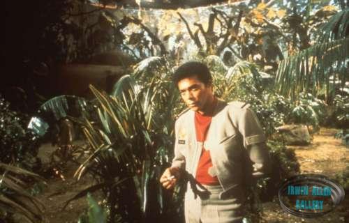 Don Marshall takes a break on set