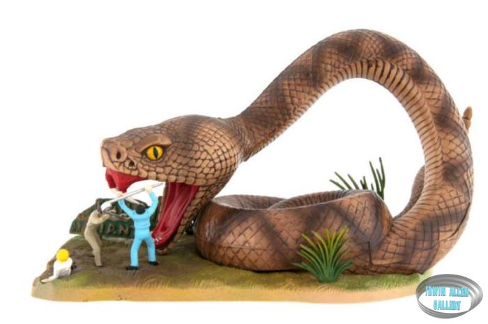 Land of the Giants Aurora Snake Store Display Build