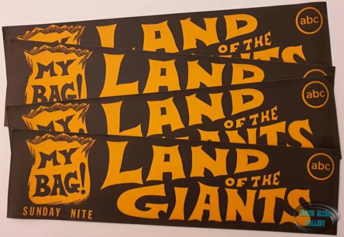 Land of the Giants Bumper Stickers