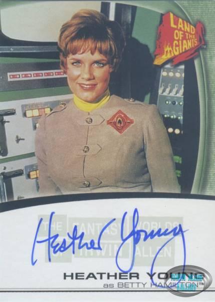 Heather Young Autograph Card A2