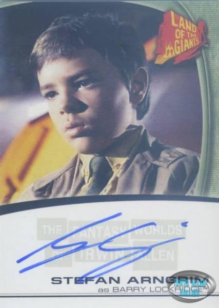 Stefan Arngrim Autograph Card A14