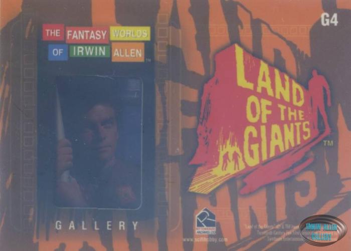 Land of the Giants Gallery Card G4 Back