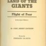 Flight of Fear Title Page