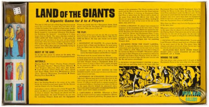 Land of the Giants Ideal Board Game