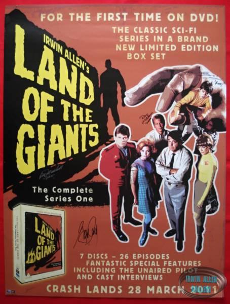 Land of the Giants Poster for UK Season One DVD Release