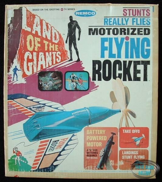 Remco Motorized Flying Rocket