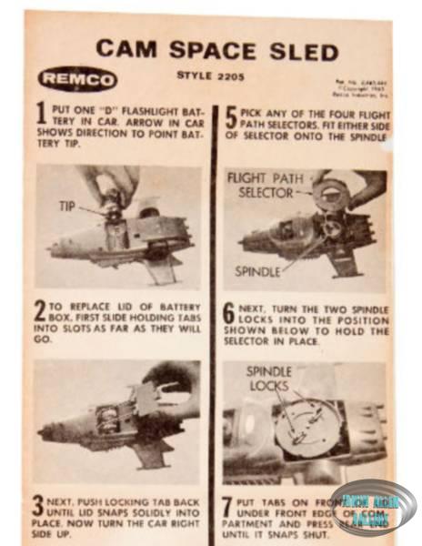 Remco Land of the Giants Space Sled