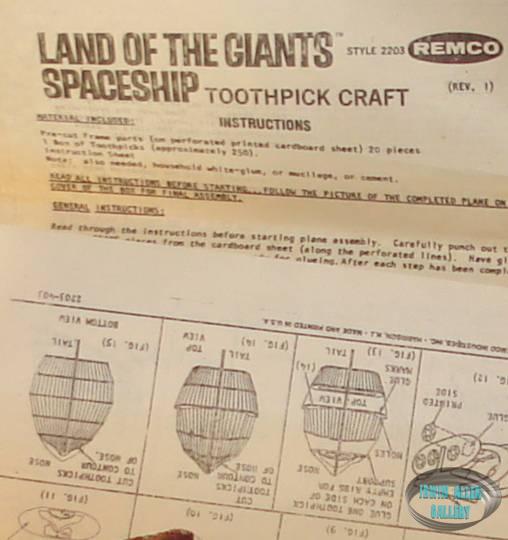 Remco Spindrift Toothpick Craft Instructions
