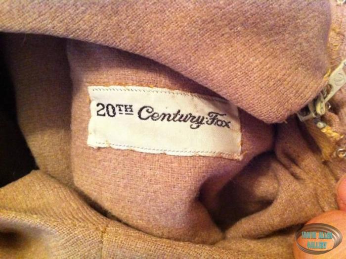 Fox Bias Label on Betty Hamilton Costume