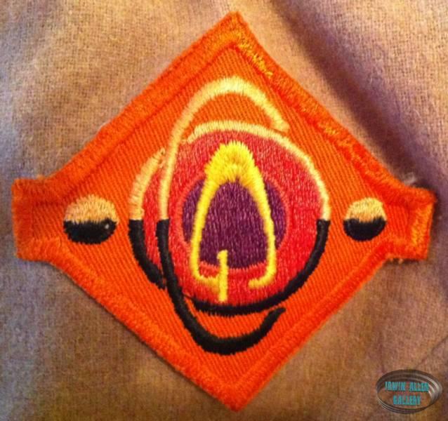 Patch on Betty Hamilton Costume