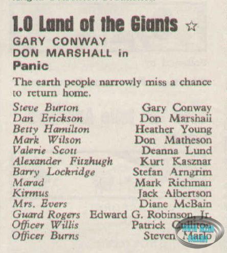 Panic Sunday 29th July 1973