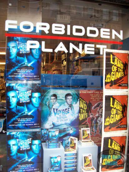Forbidden Planet DVD Display