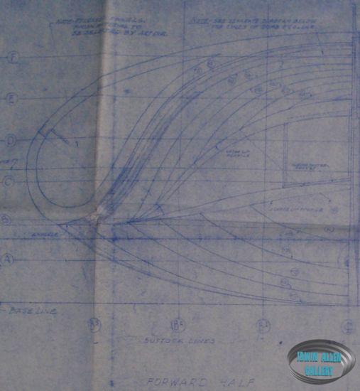 Blueprint Cross-Section of Forward Half