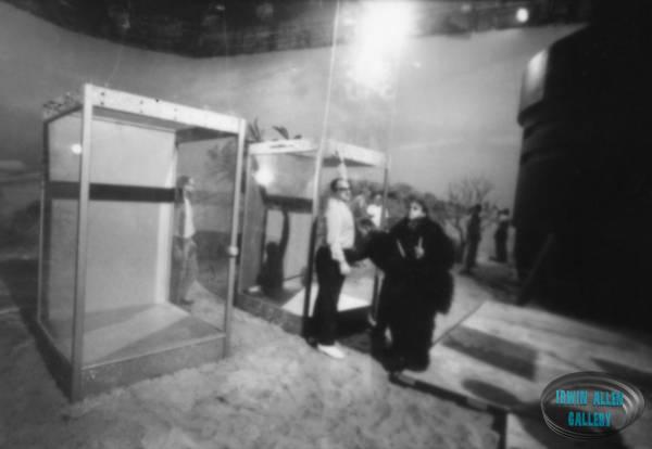 Crew preparing props