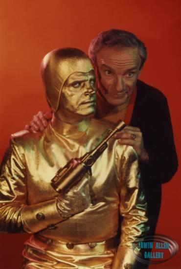 Jonathan Harris and Dennis Patrick
