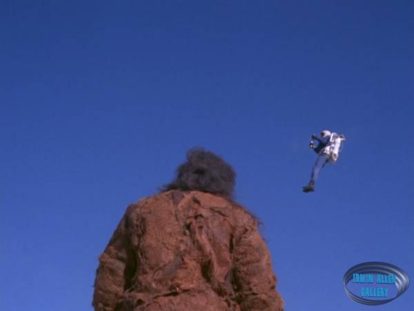 Filming Cyclops and Jet Pack Figure