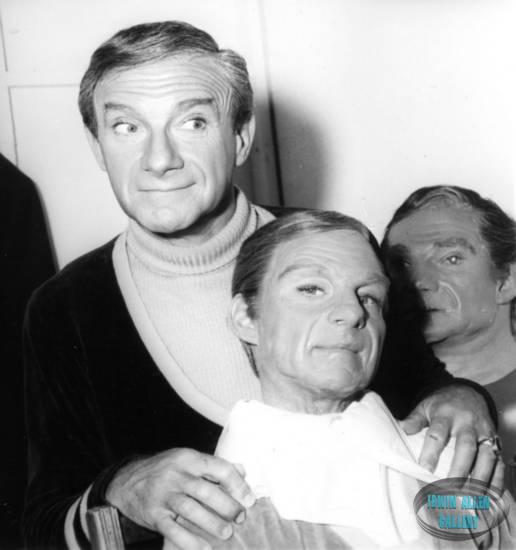 Jonathan Harris and Billy as Dr. Smith