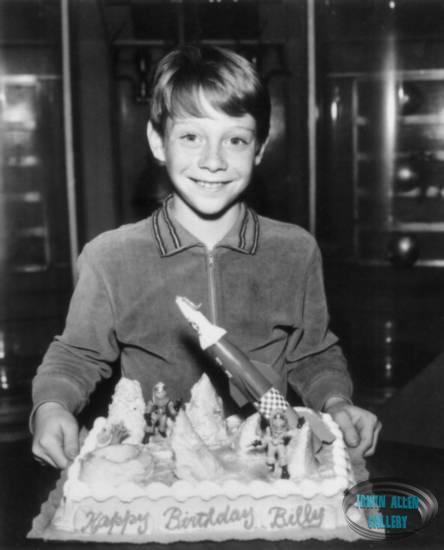 Billy Mumy with his birthday cake