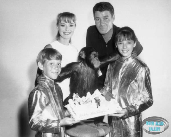 Birthday celebration on the set of Lost in Space