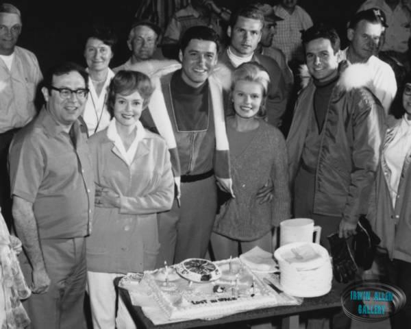 Irwin with Cast at Party