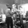 Mark Goddard space suit fitting