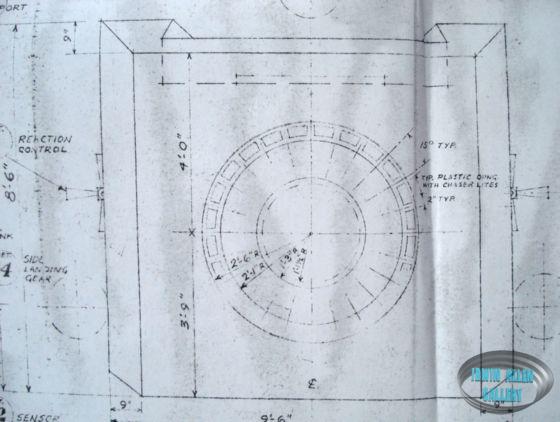 Exterior of Life Size Space Pod Base
