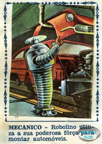 Brazillian Robot Art Sticker