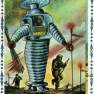 Brazillian Robot Art Sticker