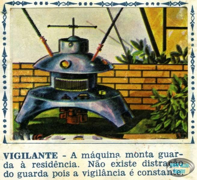 Brazillian Robot Art Sticker