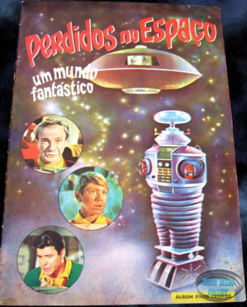 1966 Lost in Space sticker album containing 162 stickers from Lost in Space