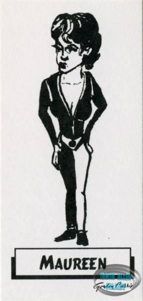 Maureen Robinson Caricature Card